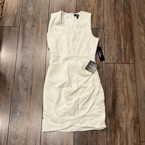 NWT LULUS Deep V Mini Dress